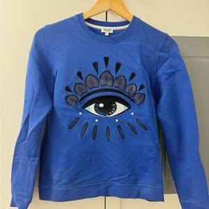 Kenzo Blue Eye Embroidered Women's Sweater
